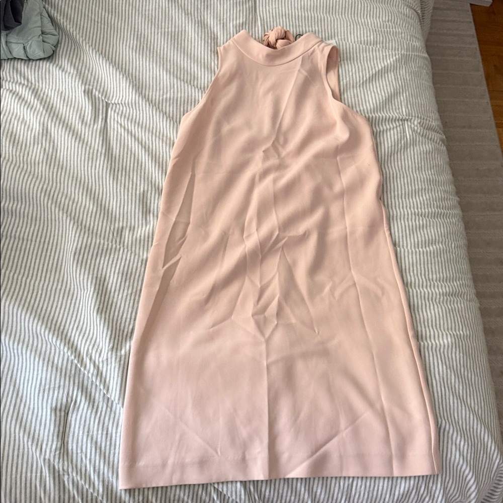 Theory Blush Sleeveless Midi Dress